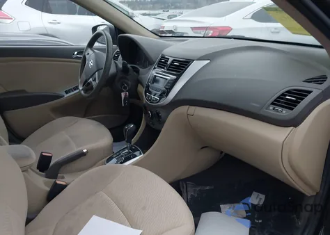 2014 Hyundai Accent Gls from USA, damaged, VIN KMHCU4AE4EU747406